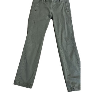 EUC Women's LOFT Green Trousers Size 6